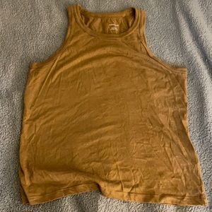 Everlane High Neck Muscle Tank Top